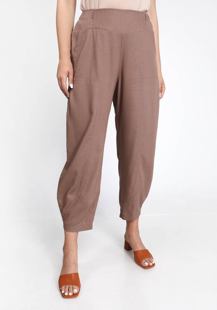 Брюки с рельефными вставками шир.  750, рис. 5