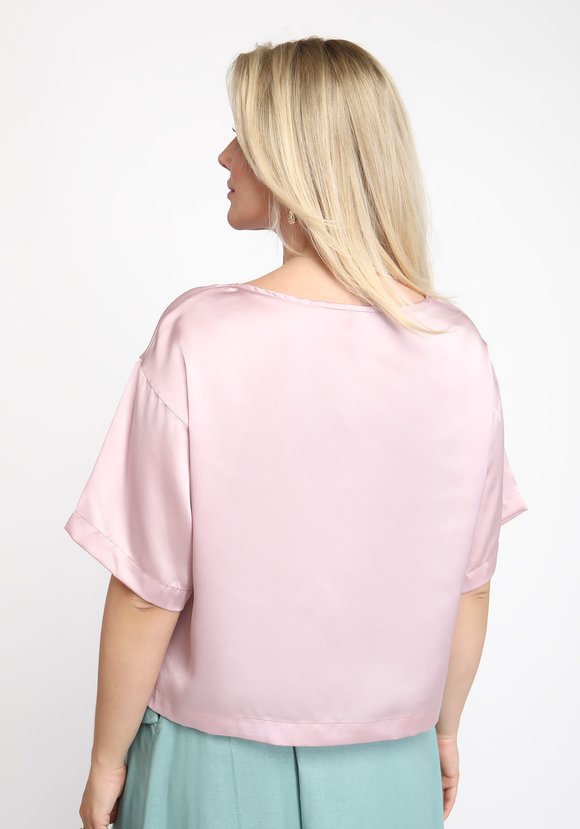 Блуза комфортного свободного кроя шир.  580, рис. 13