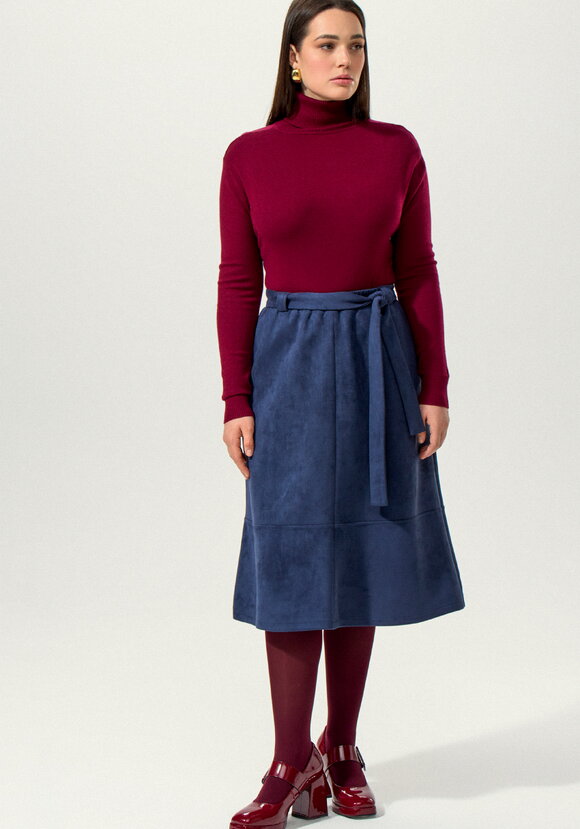 Юбка с клиньями на резинке шир.  580, рис. 16