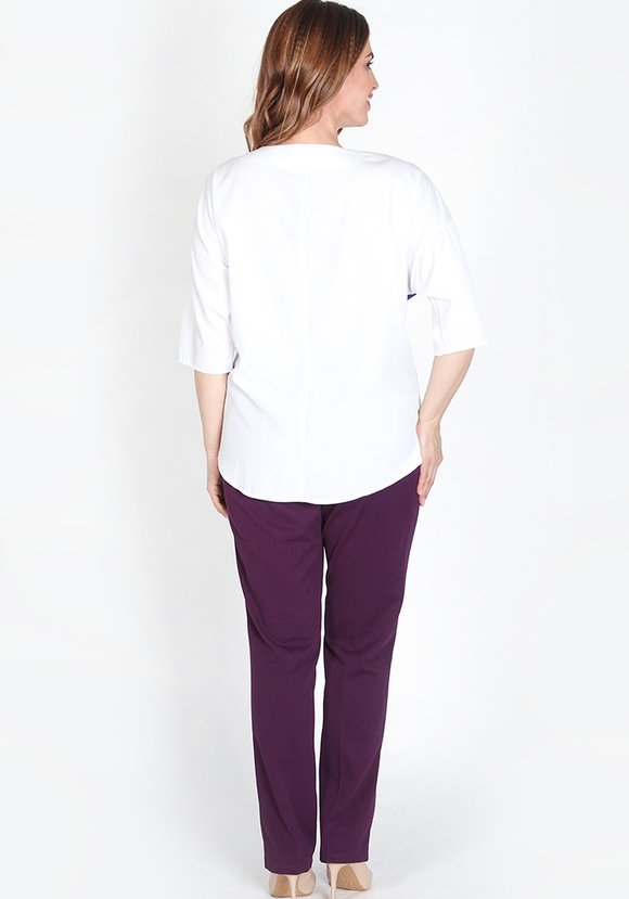 Туника Цветочный ноктюрн шир.  580, рис. 20