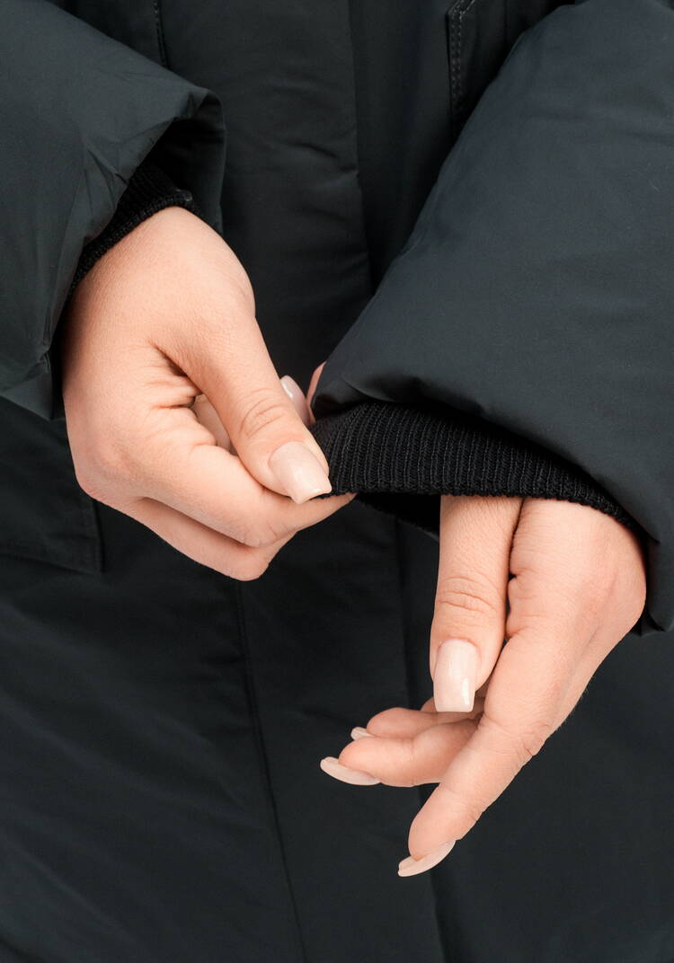 Куртка с меховым капюшоном на молнии шир.  750, рис. 16