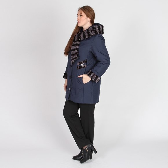 Куртка с декоративными вставками шир.  580, рис. 13