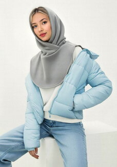 Капор с манишкой из флиса