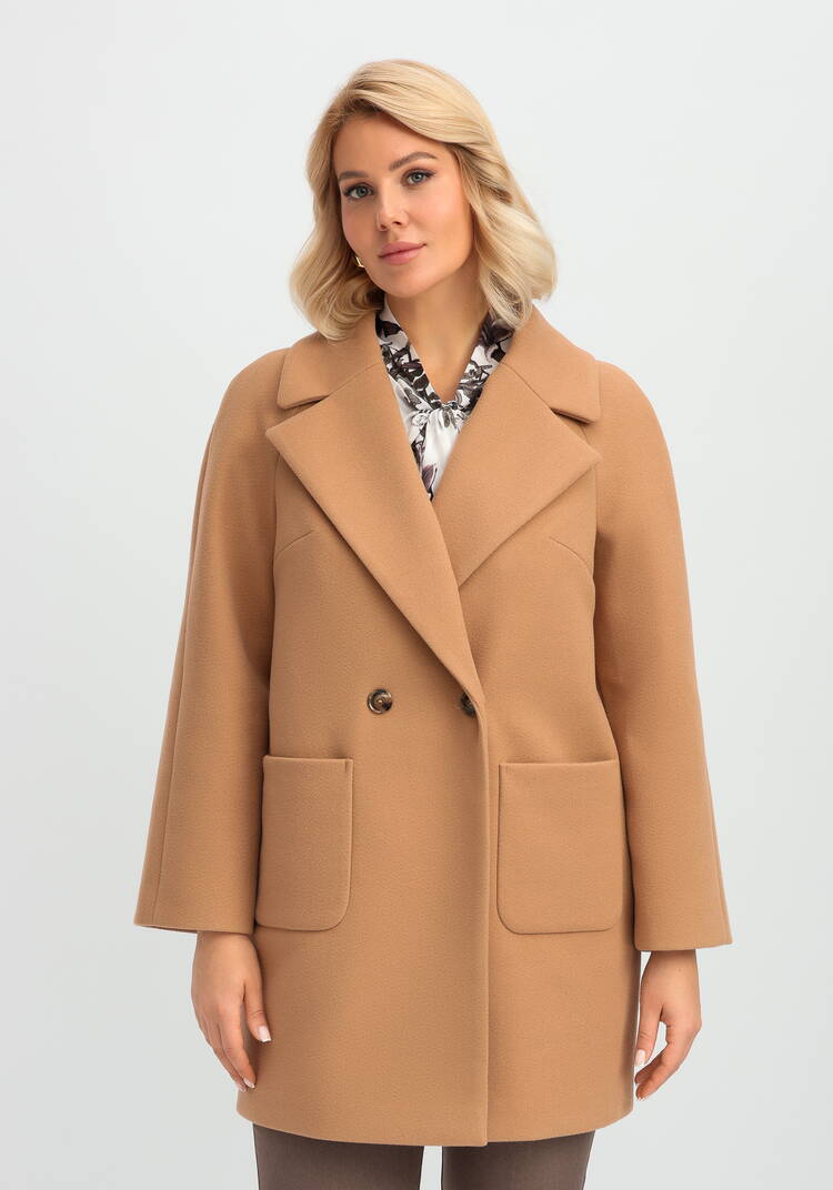 Пальто на подкладе однобортное шир.  750, рис. 16