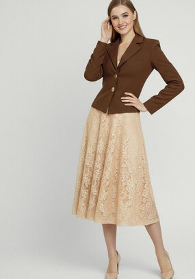 Юбка ажурная полусолнце