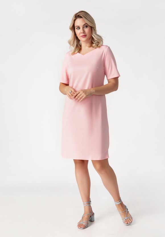 Платье двойка с гипюровой накидкой шир.  580, рис. 3