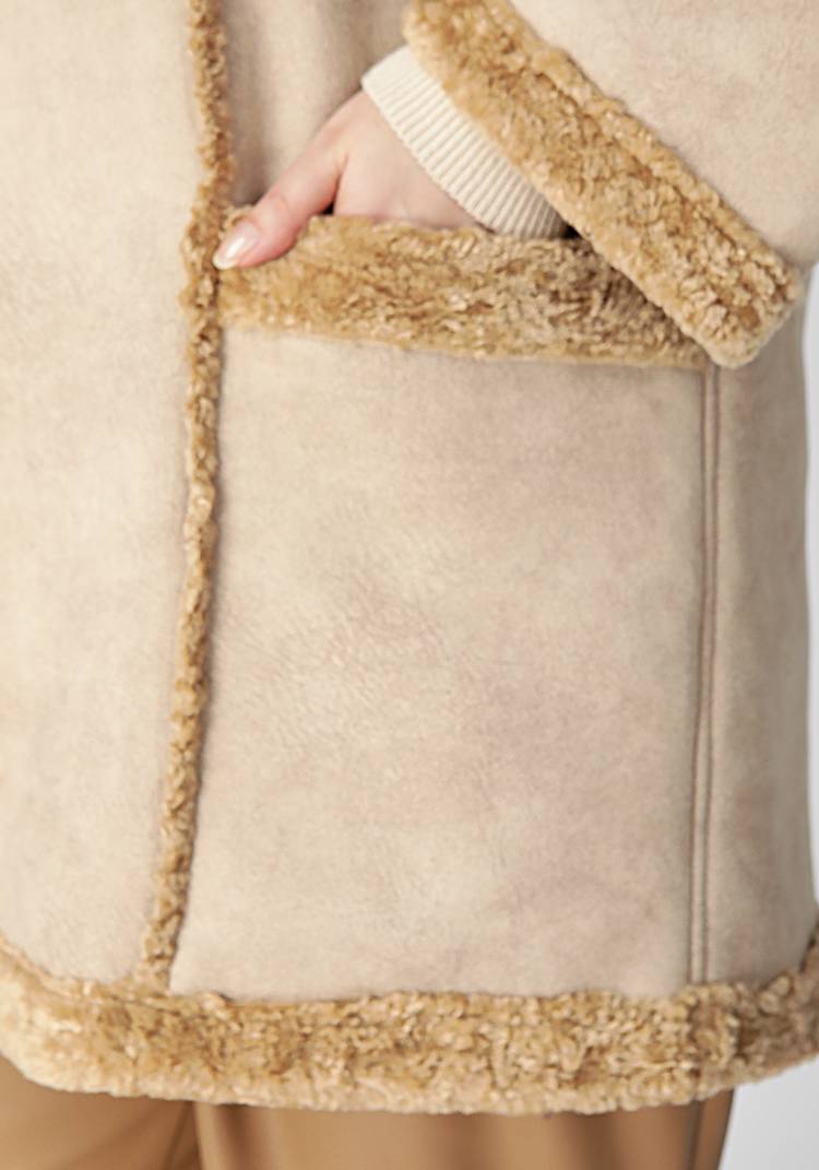 Полупальто из экомеха шир.  750, рис. 17