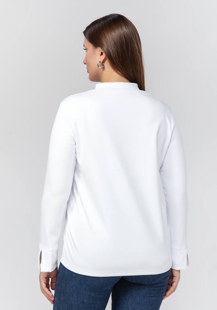 Джемпер с оригинальными манжетами шир.  750, рис. 3