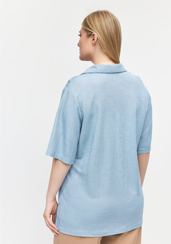 Футболка поло Агния шир.  580, рис. 9