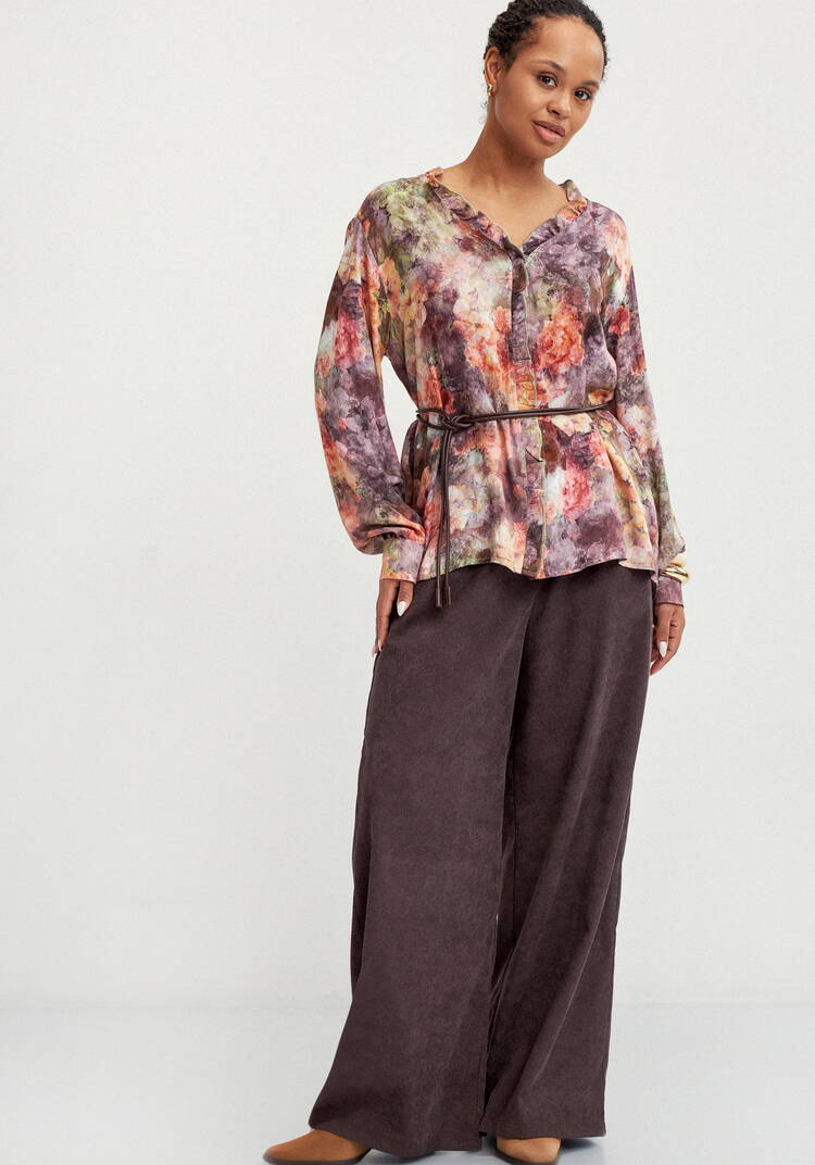 Блуза с потайной застежкой шир.  750, рис. 24