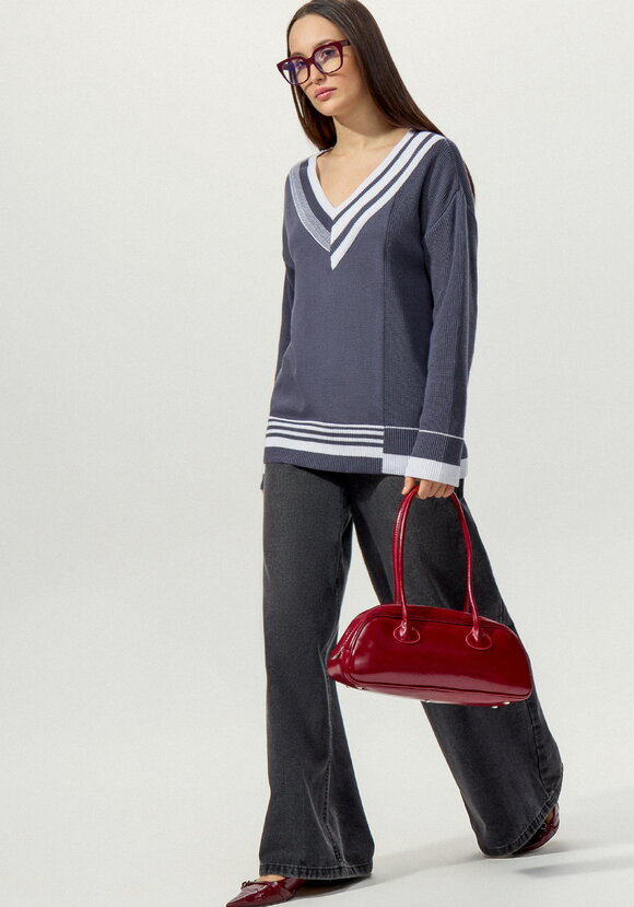 Джемпер Стефанния шир.  580, рис. 17