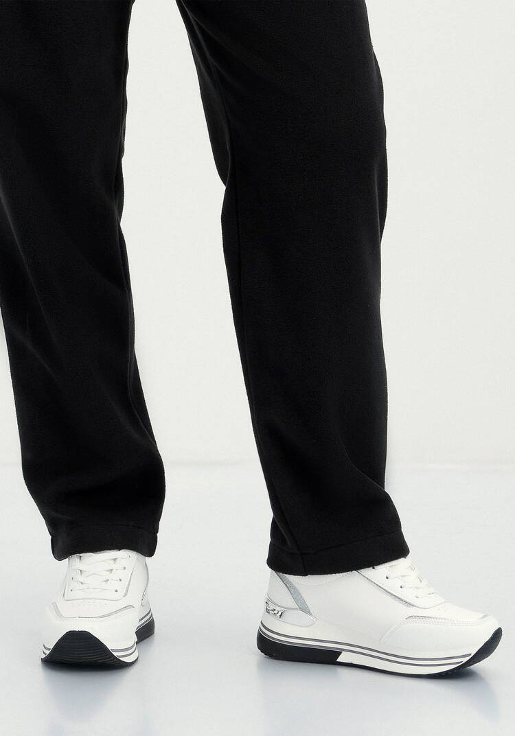 Брюки прямые из флиса на резинке шир.  750, рис. 22