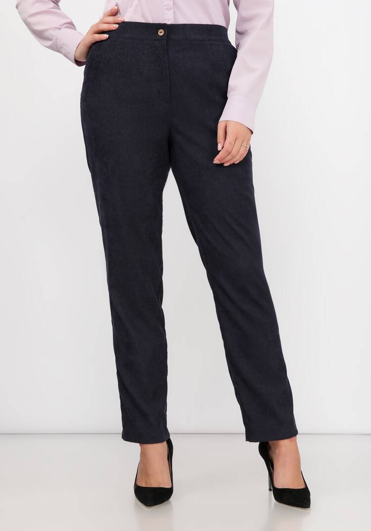 Брюки из вельвета на резинке шир.  750, рис. 6