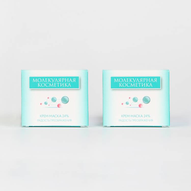 Крем-маска Живые молекулы 24%, 2 шт шир.  750, рис. 1