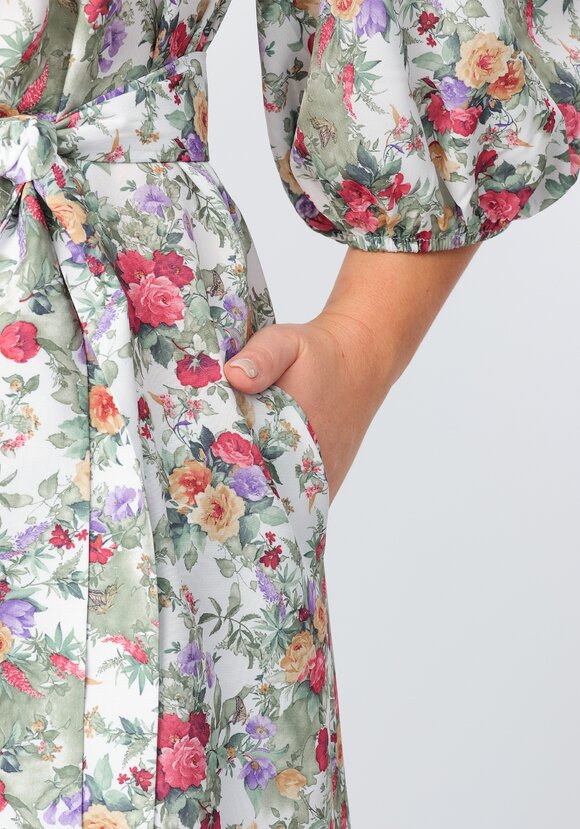 Платье с объемным рукавом свободного кроя шир.  580, рис. 6