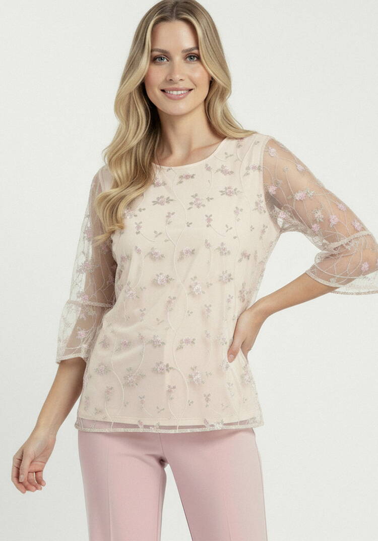 Блуза из ткани с вышивкой шир.  750, рис. 10