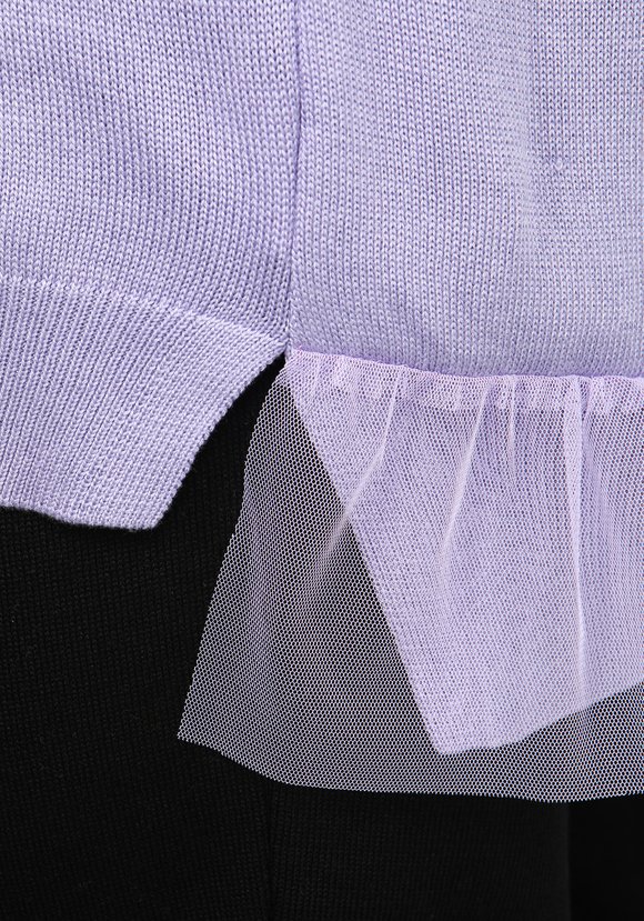 Туника с вставкой из фатина шир.  580, рис. 6