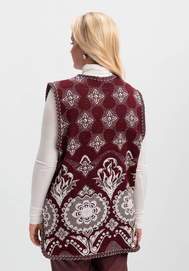 Жилет из шерсти Ласковое тепло шир.  750, рис. 22