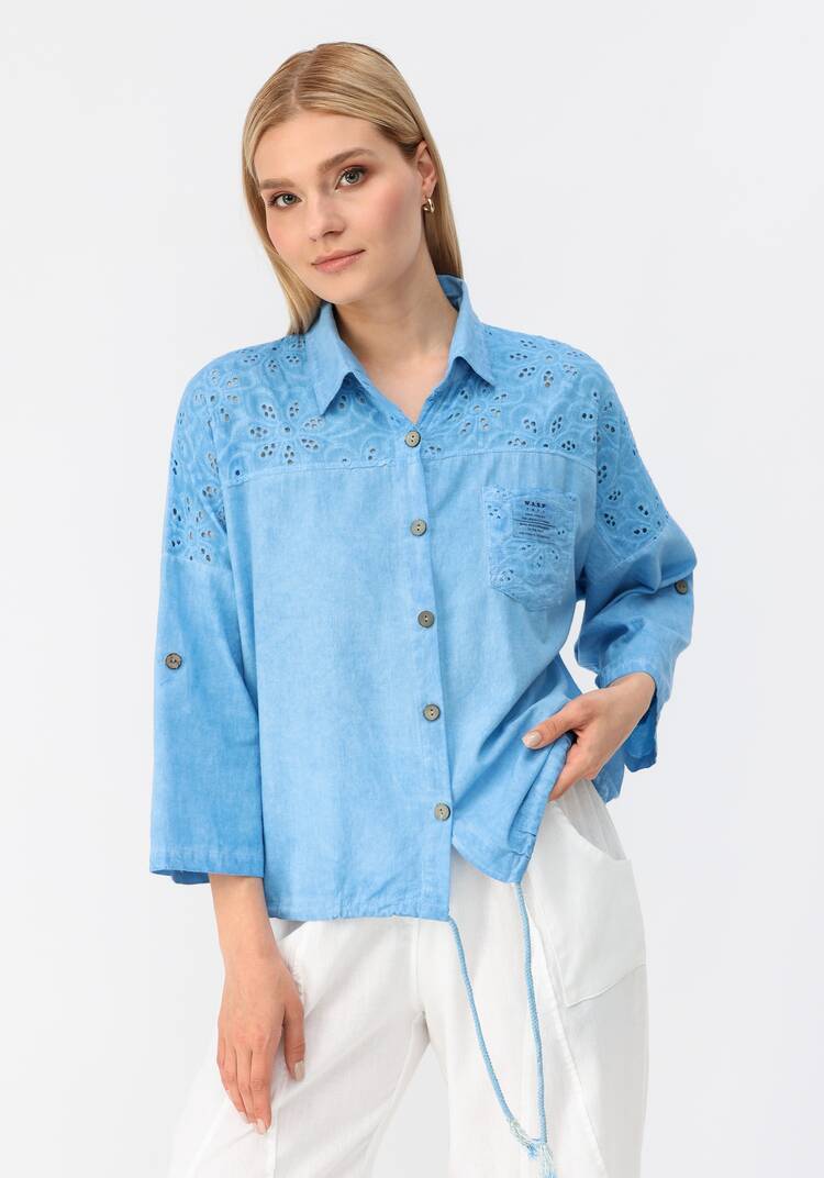 Рубашка с отложным воротником шир.  750, рис. 11