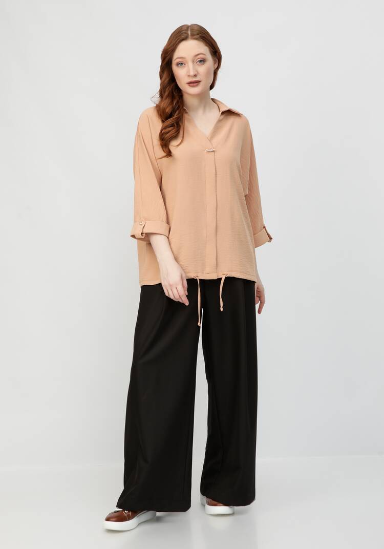 Блуза с патой на рукавах шир.  750, рис. 43