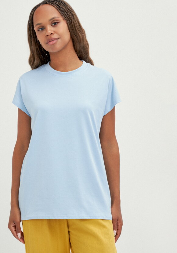 Футболка базовая со спущенным плечом шир.  580, рис. 19