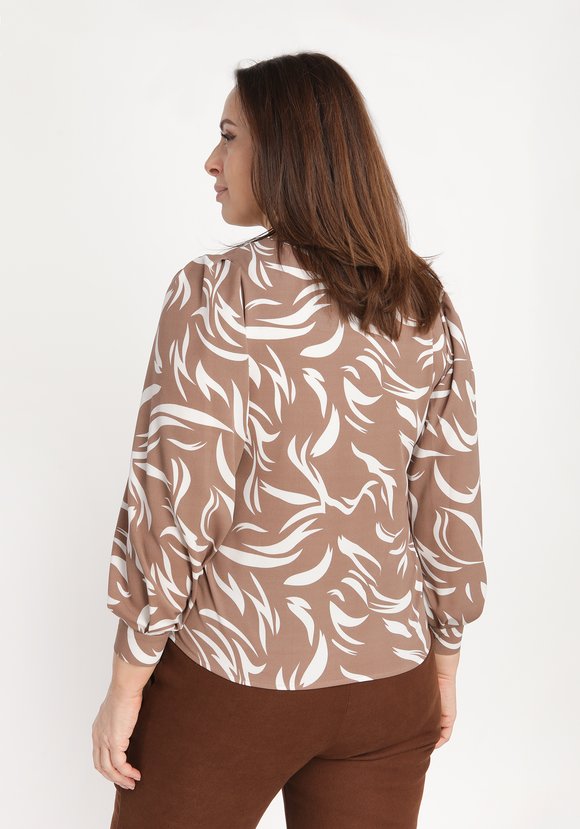 Блуза Загадочное спокойствие шир.  580, рис. 2