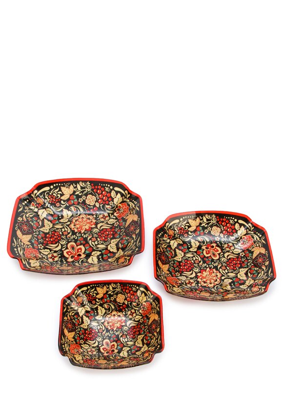 Набор салатников из стекла, 3 шт. шир.  580, рис. 3