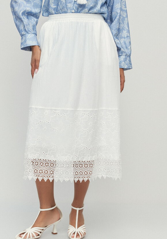 Юбка с кружевом Мишель шир.  580, рис. 2