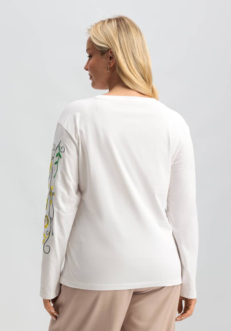 Лонгслив с вышивкой шир.  750, рис. 3