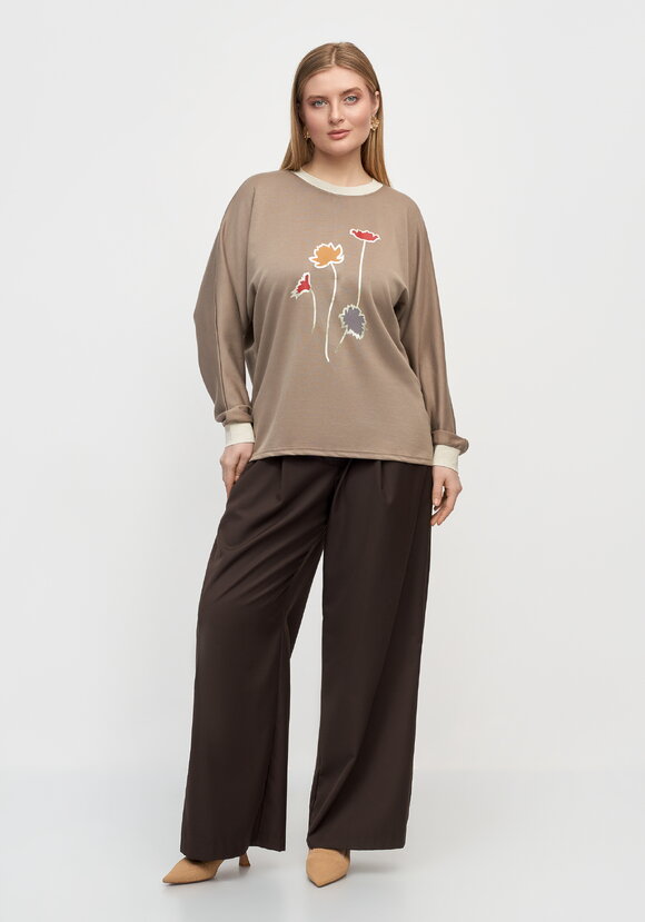 Джемпер Нежный лотос шир.  580, рис. 7