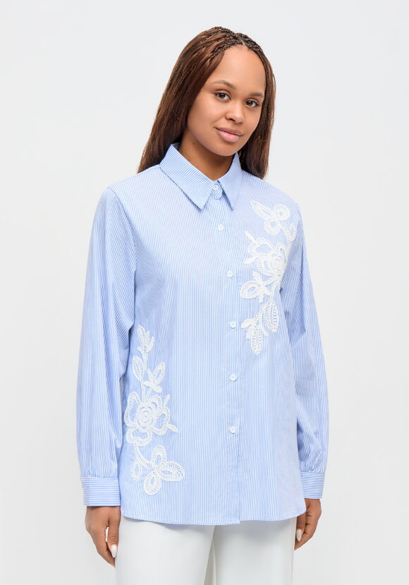 Рубашка с вышивкой Марлен шир.  580, рис. 4