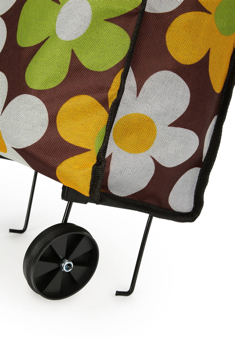 Сумка-тележка складная  Ромашки шир.  750, рис. 4