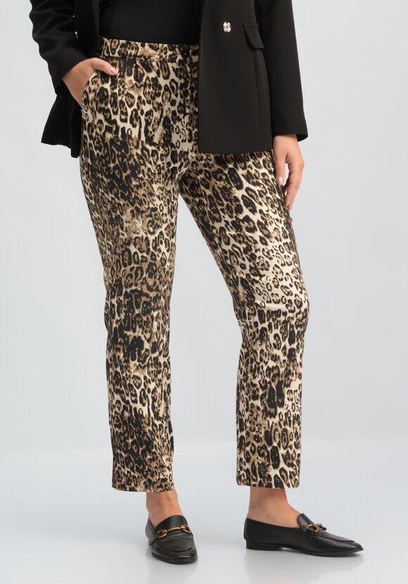 Брюки прямые с поясом на резинке по спинке шир.  580, рис. 9