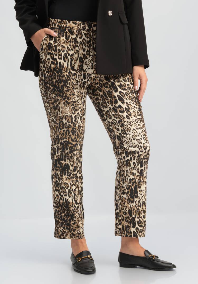 Брюки прямые с поясом на резинке по спинке шир.  750, рис. 9