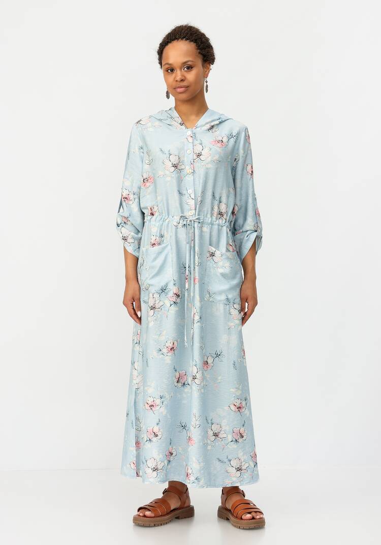 Платье А-силуэта на кулиске шир.  750, рис. 4