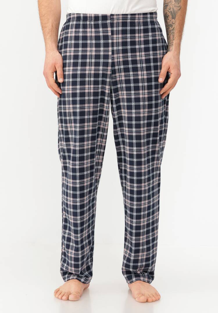 Пижама мужская в клетку шир.  750, рис. 14