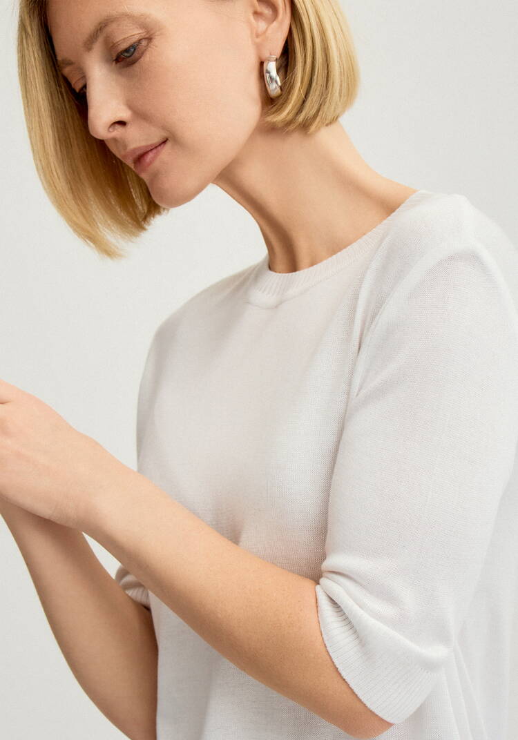 Джемпер женский с рукавом до локтя шир.  750, рис. 6