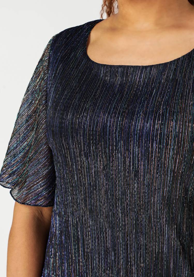 Платье из трикотажа с метанитью Даниэле шир.  750, рис. 13