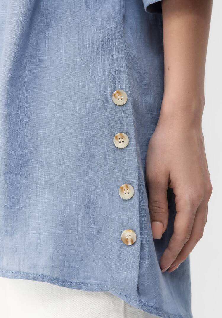 Туника с декоративными пуговицами Тина шир.  750, рис. 11