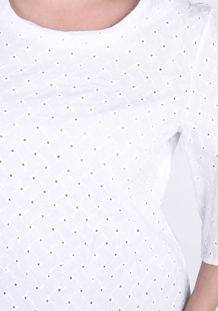 Блуза из шитья с круглым воротом шир.  750, рис. 10