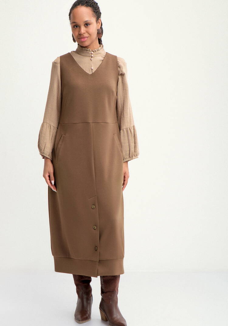 Сарафан с пуговицами по низу шир.  750, рис. 4