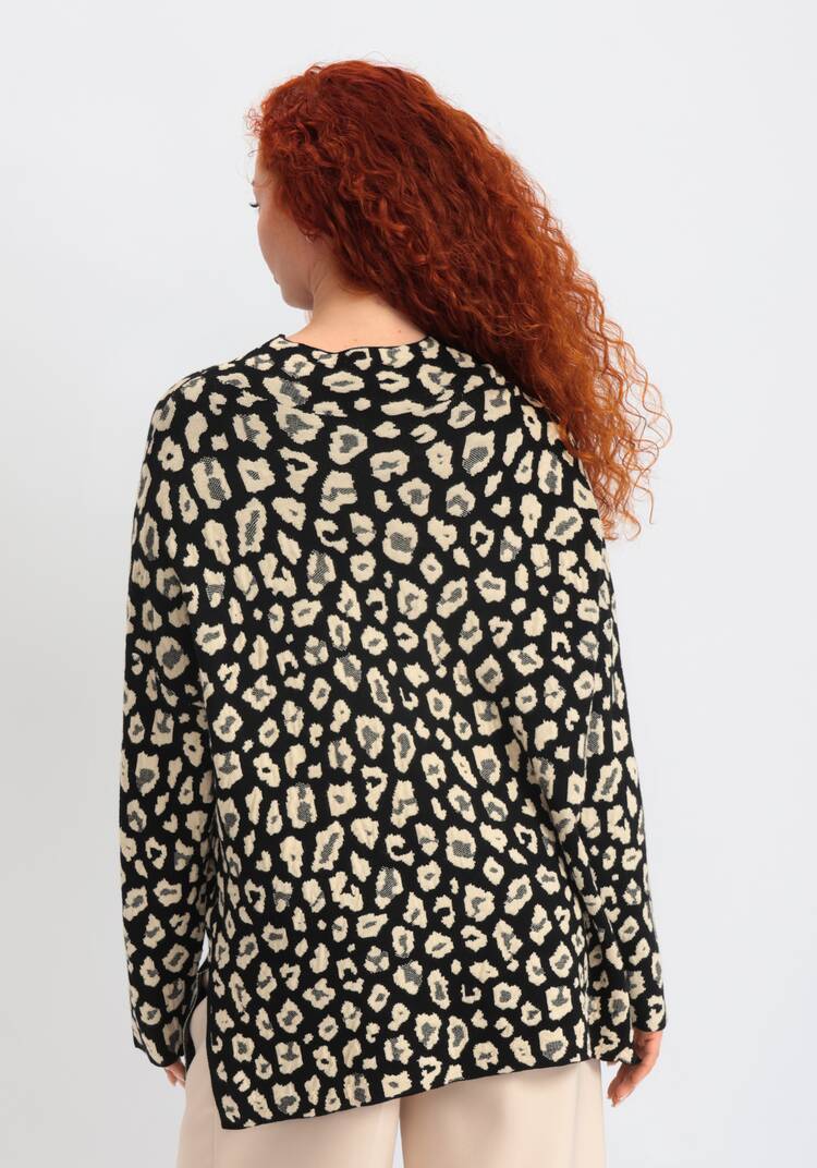 Джемпер с высокой горловиной Элизабет шир.  750, рис. 9