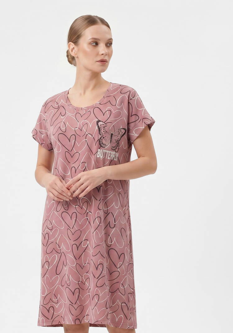 Домашнее платье Мон Амур шир.  750, рис. 7