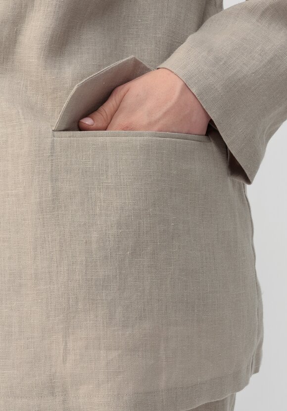 Пиджак из льна Мила шир.  580, рис. 12