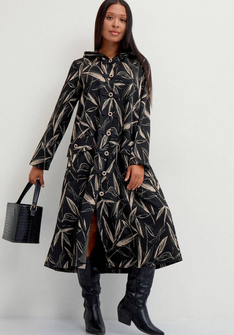 Платье трикотажное  с капюшоном шир.  750, рис. 16