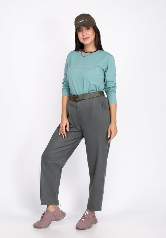 Футболка с длинным рукавом и принтом шир.  580, рис. 5