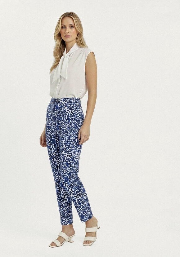 Брюки с анималистичным принтом Кристи шир.  580, рис. 1