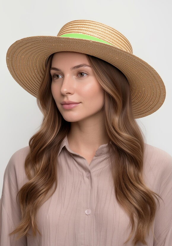 Шляпа соломенная Оливия шир.  580, рис. 1