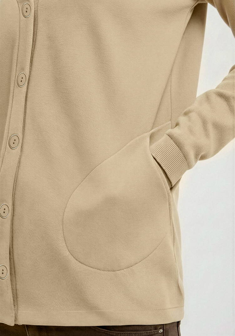 Кардиган на пуговицах утепленный шир.  750, рис. 31