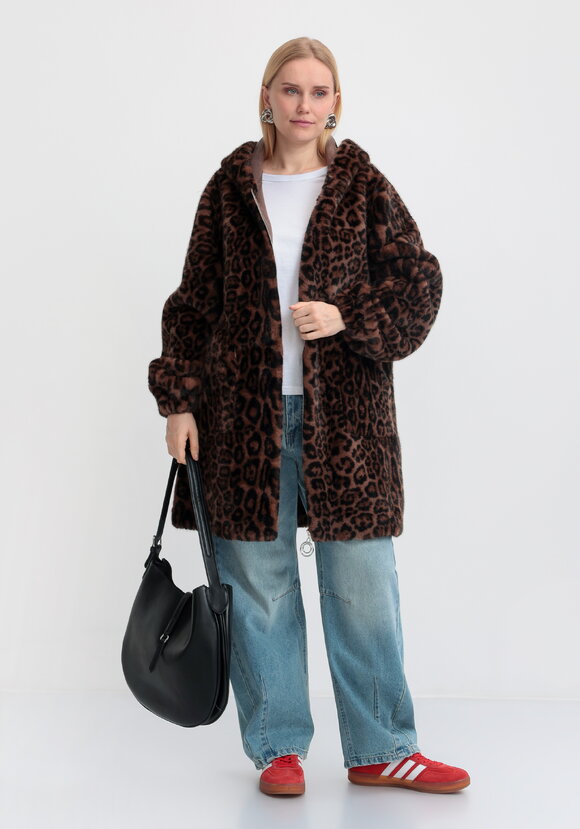 Шуба Нежность леопарда шир.  580, рис. 2